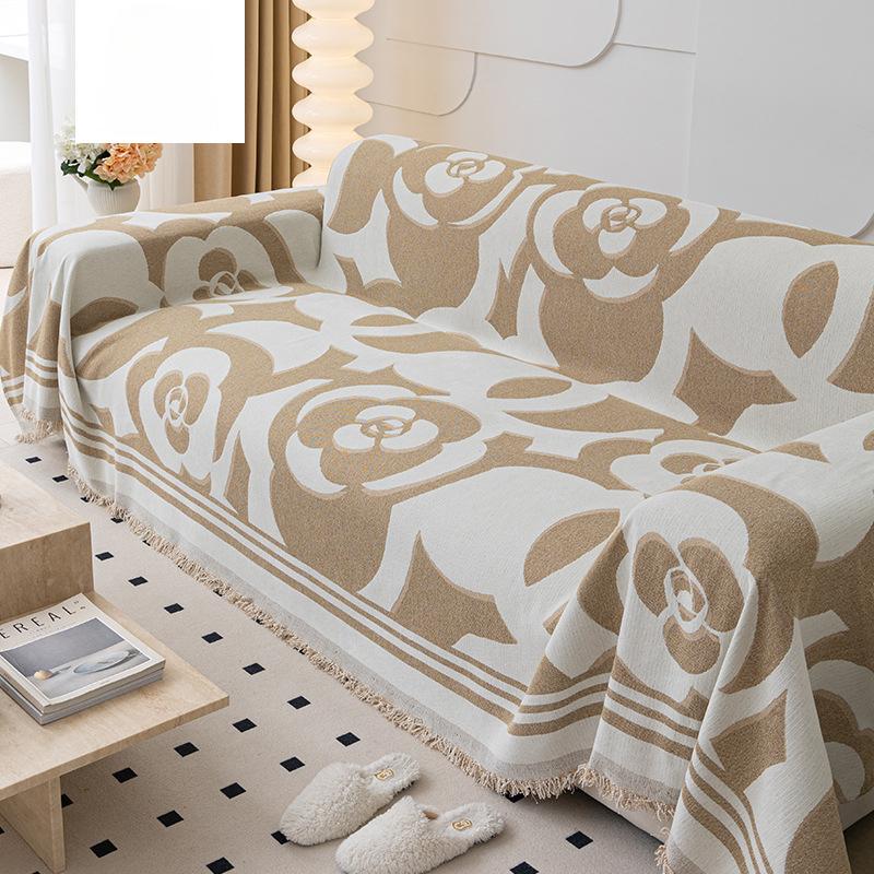 Новый всесезонный чехол для дивана из синели, ткань, полотенце, полный комплект, чехол для дивана, пылезащитное одеяло для диванной подушки