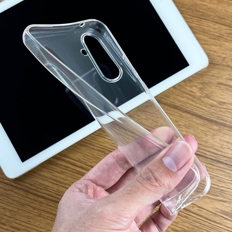 Для Samsung Galaxy A54 5G Тонкий кристально чистый прозрачный мягкий чехол из ТПУ на заднюю панель Защитная крышка для камеры