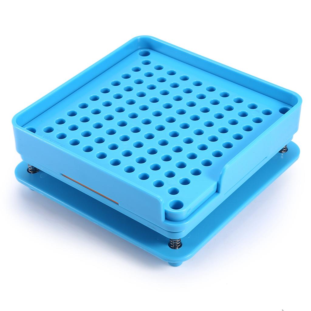 Пустые пластины для капсул с распределителем 100 отверстий Инструмент для заполнения капсул с витаминным порошком 0#