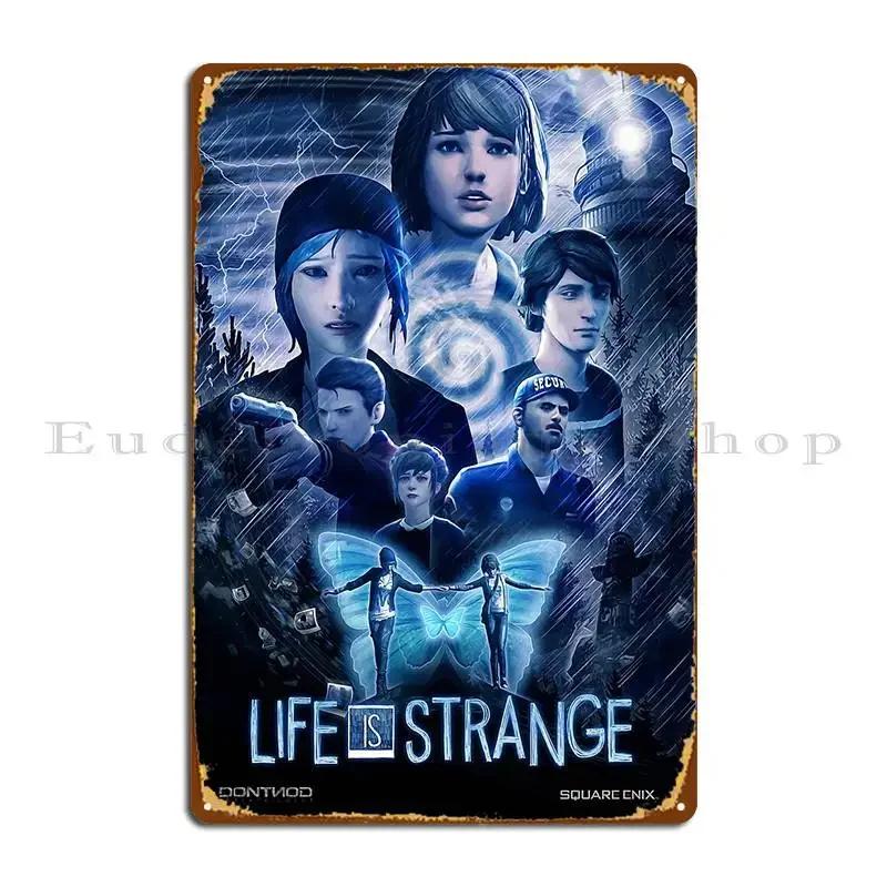 Life Is Strange Кинематографический Постер Металлическая Вывеска Дизайн Гаража Вечеринка Клуб Бар Бар Жестяной Постер