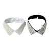 Detachable Lapel Collar False Elaborate Girls Collar Accessory Jeweled Collar Ancient Art Decorative False Shawl