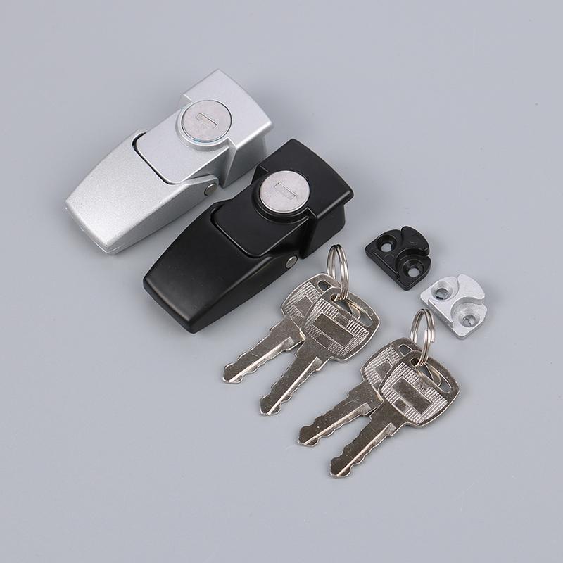 High Quality Cabinet Black Coated Metal Hasp Latch Dk604 Security Toggle Lock With Two Keys