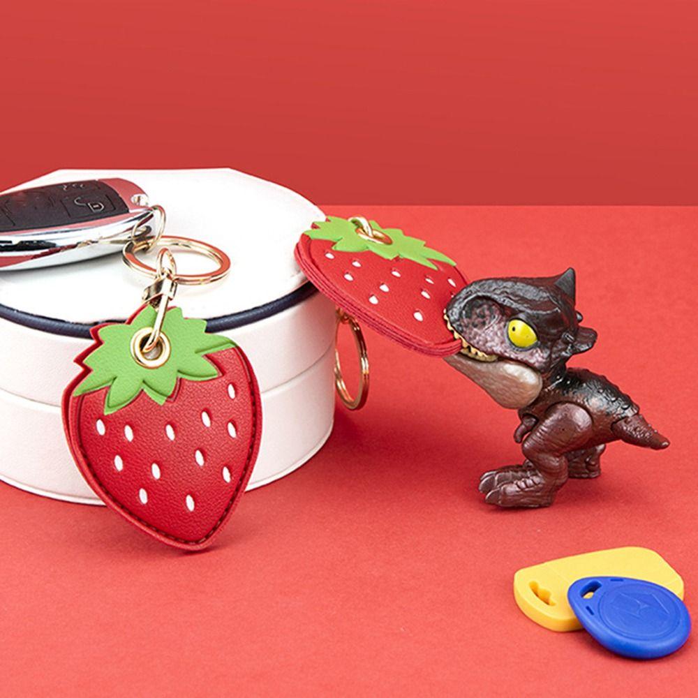 Airtag Cartoon Gift Access Control Card Cover Badge Card Holders With Keychain Protective Sleeve