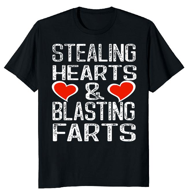 Футболка унисекс «Blasting Farts Dad Mom Love»