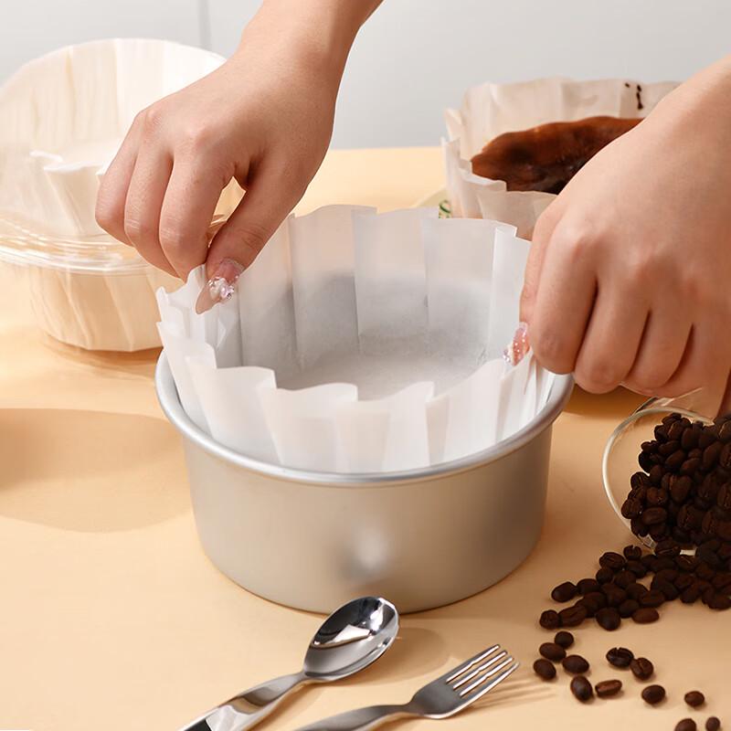 Meijinjia 4-inch Round Basque Cake Parchment Liners