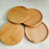 Bamboo Tray Bonsai Holder Round Plant Stand For Succulent Pot Flower Planters Tray Cup Coaster