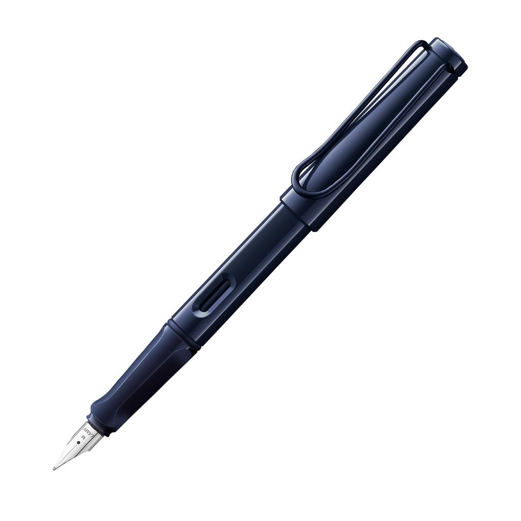 Перьевая ручка LAMY Safari с очень тонким письмом. Подарок. (Тёмные сумерки, перо) - Канцелярские товары, инструменты,