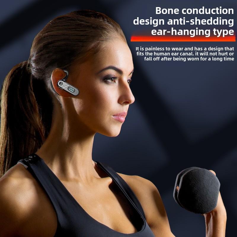 Беспроводная Bluetooth-гарнитура с подвесным ушным вкладышем Спортивная деловая голосовая связь Ответ Монофоническая концепция Костная проводимость