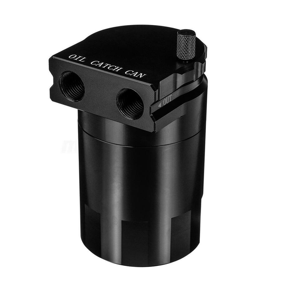 Черный алюминиевый маслоуловитель с перегородками, комплект сапуна резервуара с фитингами