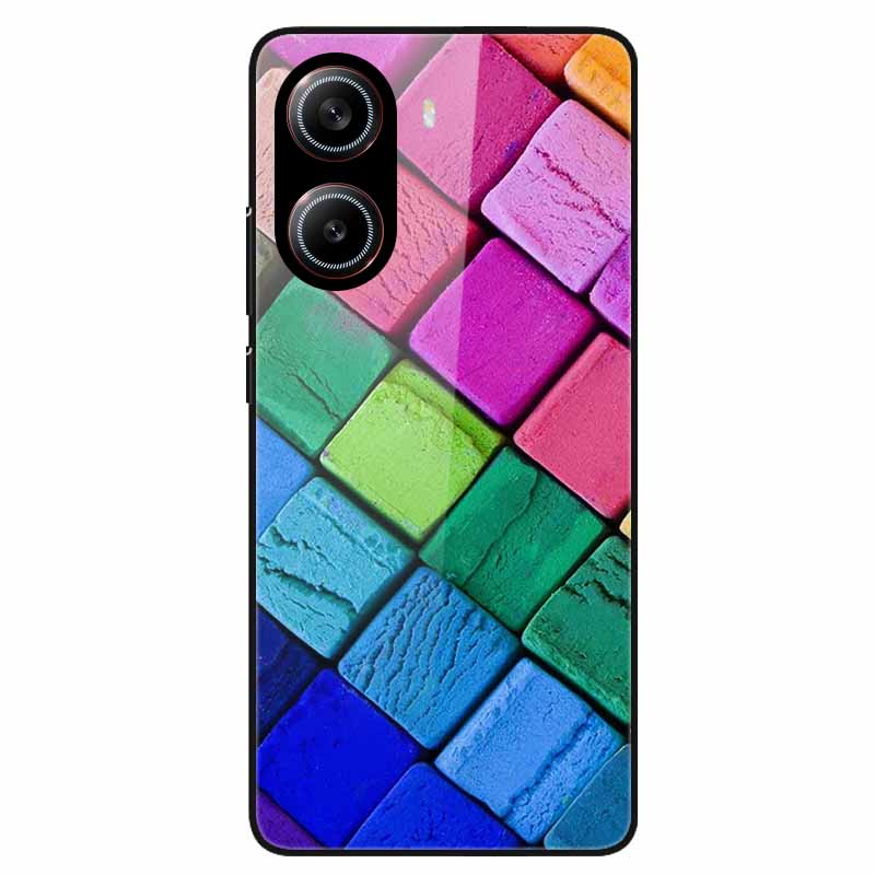 Чехол для Poco X7 Pro Модный Закаленное Стекло Жесткая Задняя Крышка Телефона для Xiaomi Poco X7 Pro Чехлы PocoX7Pro X 7 Pro X7Pro Корпус новый