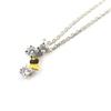 [N3274] - Collier Argent 'Papillons' 2 Tons