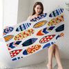 Ultrafine Microfiber Beach Towel Large Size Quick Dry Absorbent Digital Print Swim Cover Up Sun Protection Women Men Kids Pool Travel