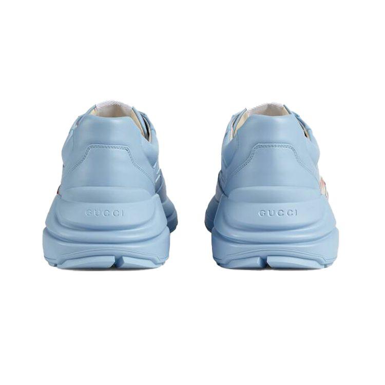 Gucci Rhyton Повседневная обувь с низким верхом Мужская Синяя 666195 2SH00 4820