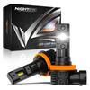 NIGHTEYE H11 Headlight, LED H8, Compatible with Vehicle Inspection, Fanless LED Headlight, Hi/Lo, Explosive