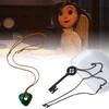 Cartoon Coraline Necklace Key Pendant Alloy Resin Material Children Gift Fans