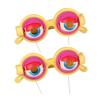 Crazy Eyes Googly Glasses Toy Winking Glasses with Pull-String Blinking Action Fun Novelty Prop for Kids Party Stage Performance