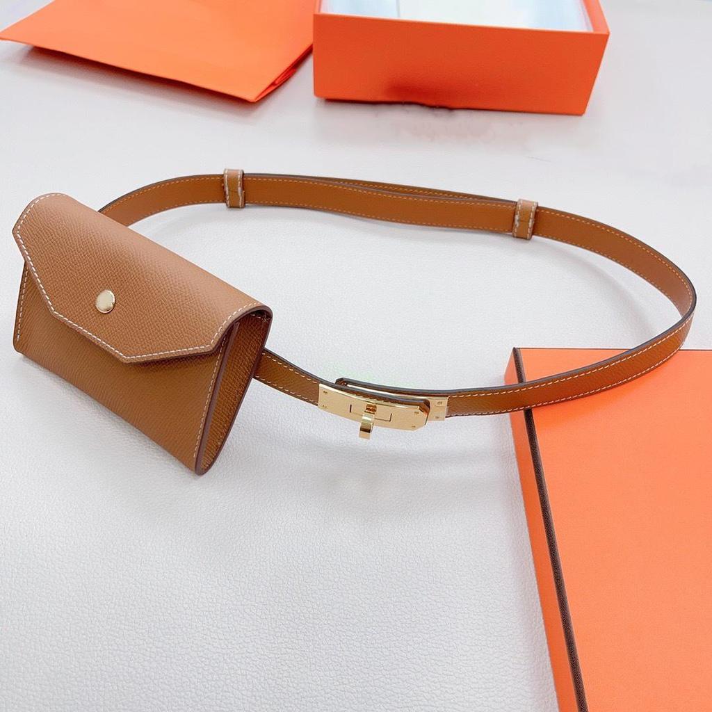 Женская сумка на пояс и ремень из коровьей кожи высшего качества: Декоративный аксессуар для пальто, платьев и брюк.