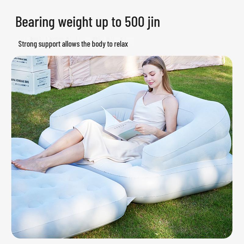 Портативный надувной диван-кровать для улицы и походная надувная подушка