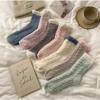 Winter Warm Fluffy Fuzzy Socks Thick Thermal Soft Kawaii Cold Resistance Socks Coral Fleece Floor Sleep Sock