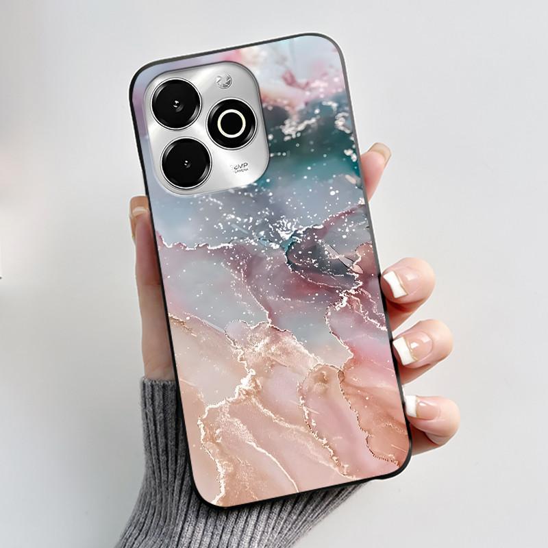 Phone Case For Umidigi G100X / G9X Case Luxury Cute Love Heart Rabbit Cartoon Funny Cover Black Soft Silicone Protective Casing