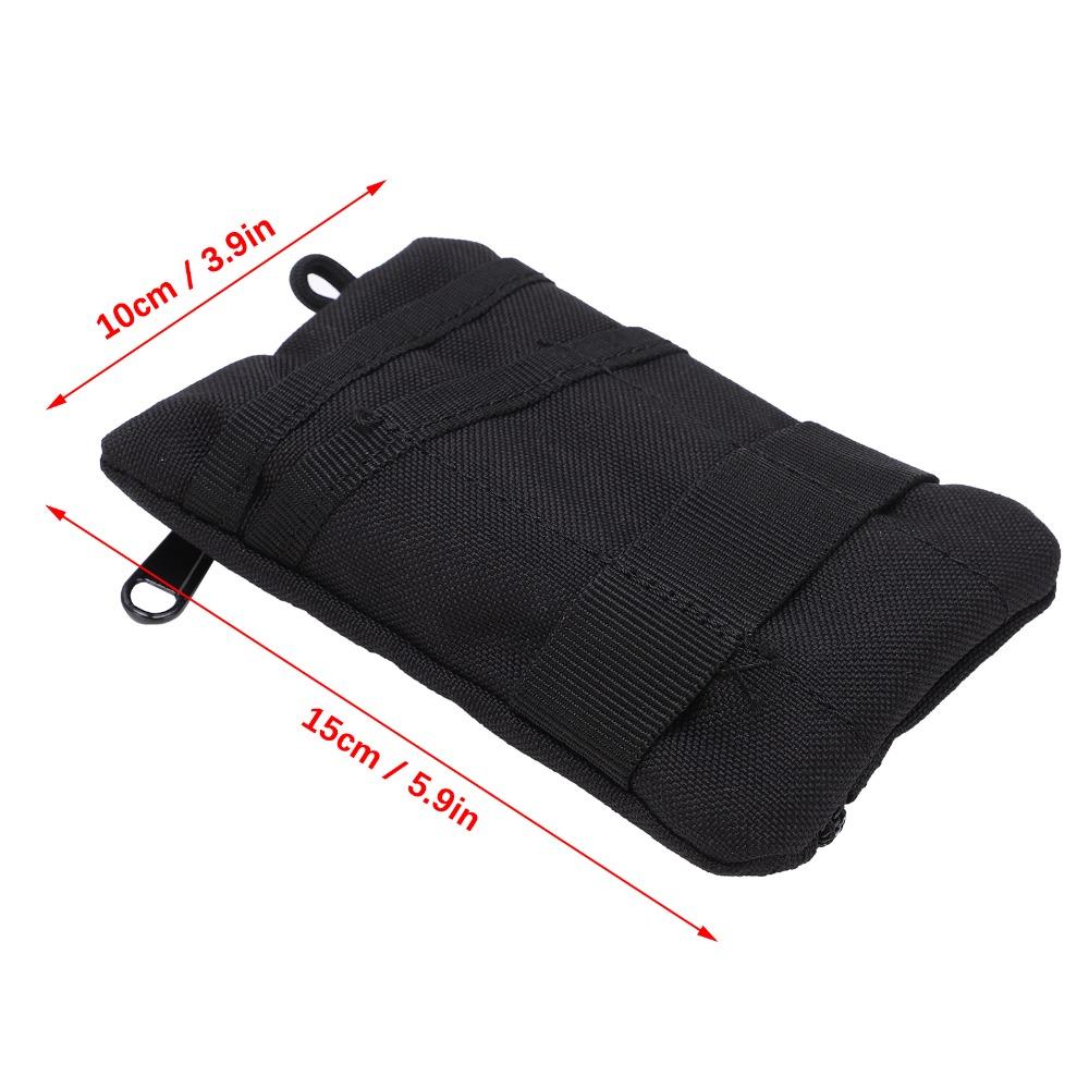 Durable Zipper Closure Waist Bag Portable Mini EDC Pouch Pouch Camping