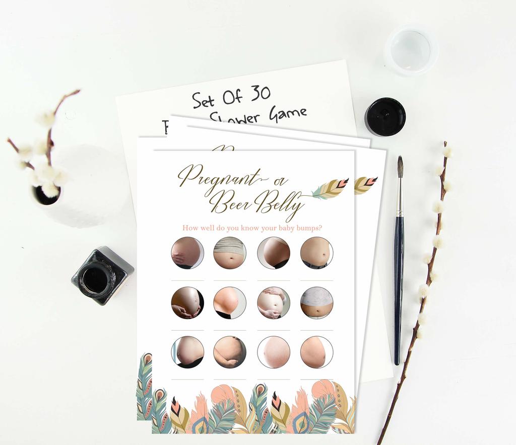Inkdotpot Игры для беременных или пивных животов Товары для вечеринок Карточки с заданиями Идеи игр для детского душа Гендерно-нейтральные игры Это мальчик или