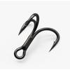 10 шт. Тройные джиговые рыболовные крючки Черные крючки с бородкой новый Крючок из высокоуглеродистой стали Для рыбалки на открытом воздухе