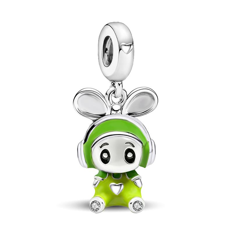 Медь Мечтательный Прекрасный Летающий Дракон Эльф Серия Шармы Бусины Подходят для Оригинального Браслета Пан Высокое Качество DIY Ювелирные Изделия