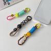 Fashion Keyring Creative Braided Lanyard Keychain For Phone Case Women Anti Lost Knot Rope Strap Car Key Chains Diy Accessories