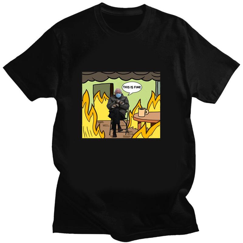 Kawaii футболка «Это прекрасно, все будет хорошо» Meme креативная футболка подарок для друзей Harajuku футболка унисекс одежда унисекс