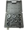 Socket wrenches for slotted head bolt collar nuts