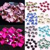 Glass 100 Piece/lot 6 8 10mm FlatBack Stones Square Crystals Rhinestones Sewing Beads