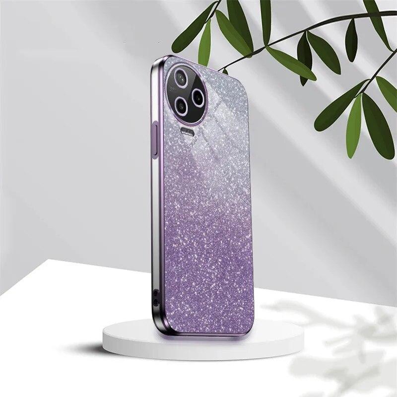 Роскошный чехол с градиентным блестящим покрытием для Infinix Note 12 Pro 20 30 Smart 8 7 Hot 30 30i Play Tecno Spark GO, силиконовая задняя крышка