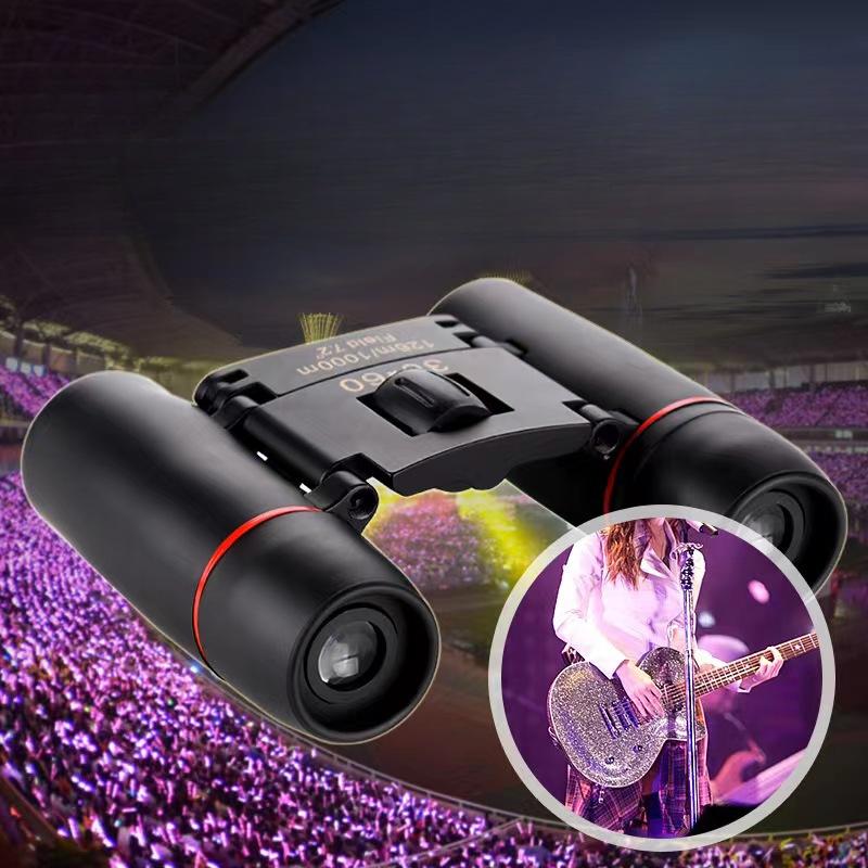 Красная пленка 30x60 бинокль с высоким увеличением для взрослых на открытом воздухе мини полный