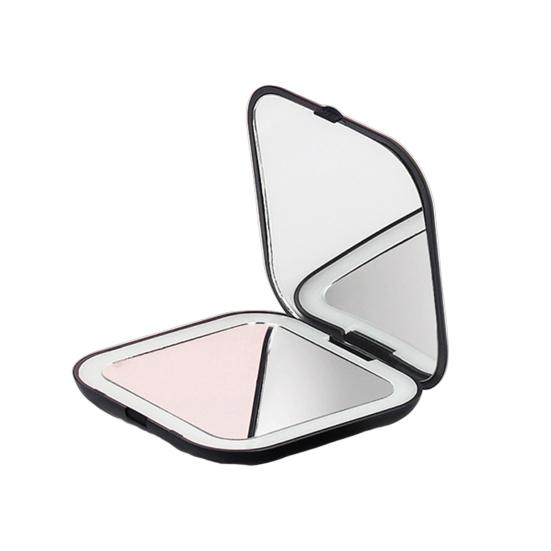 1 комплект зеркала для макияжа, портативное мягкое освещение, 5-кратное увеличение, светодиодное карманное косметическое зеркало, женские аксессуары