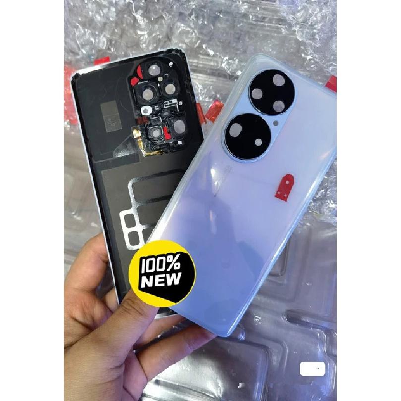 6,6 "для Huawei P50 Pro задняя крышка батарейного отсека заднее стекло задняя дверь корпуса для P50Pro крышка батарейного отсека с рамкой объектива камеры