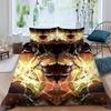 Anime Boy Three-Piece Quilt Cover 3D Digital Printing Bedding Set Bed Cover