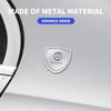 1/2pcs 3D Metal Car Styling Shield Emblem Badge Stickers For Mercedes Benz W211 W205 W213 W203 C218 A207 CLA CLS E Class