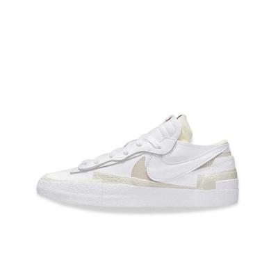 Blazer Low Sacai Белая лакированная кожа
