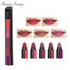 Fit Color Matte 5 Color Lipstick Set Velvet Non-Stick Lip Gloss Long-lasting Waterproof Sexy Red Lip Beauty, Red, 01, 1 Piece
