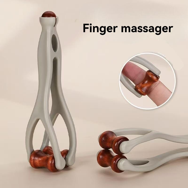 Finger Massager,Hand Massager,Suitable for Carpal Tunnel Syndrome.Hardwood Massage Roller Tool for Hand Discomfort,Stress Relief