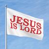 A 91.44X152.4Cm Outdoor Banner Flag with " Is My Lord" Written on It, with Metal Eyelets for Yard Decoration