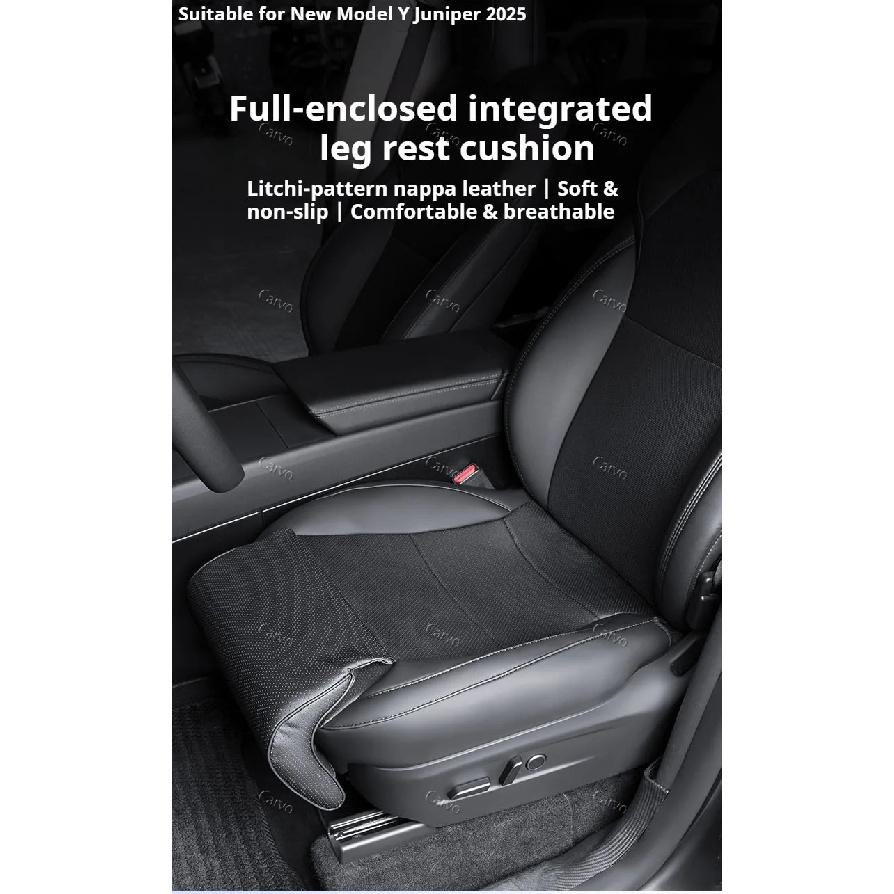 For New Tesla Model Y 2025 Juniper Leg Support Extender Cushion Memory Foam Seat Gap Filler Pad Car Interior Comfort Accessories