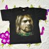 Винтажная хлопковая футболка в память о Kurt Cobain