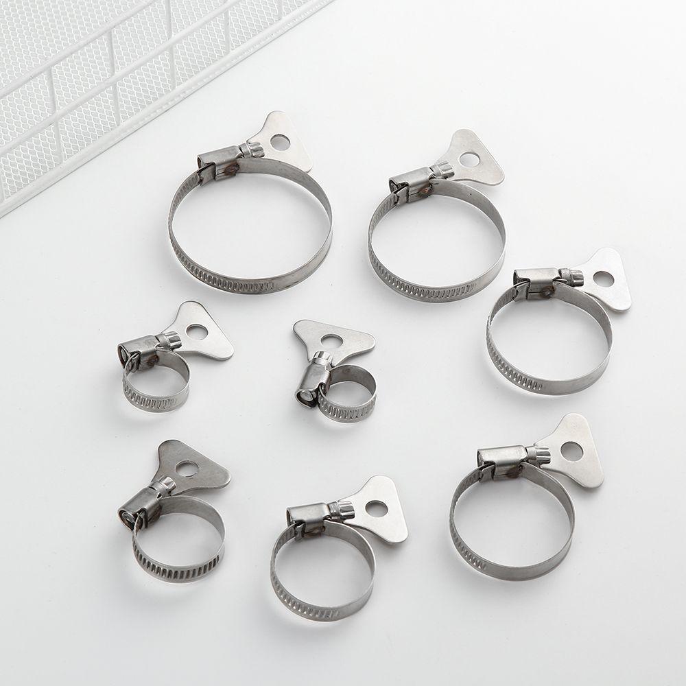 1Pcs Powerful New Exhaust Hardware Sealing Repair Tool T Bolt Stainless Steel Hose Clamps Pipe Clip