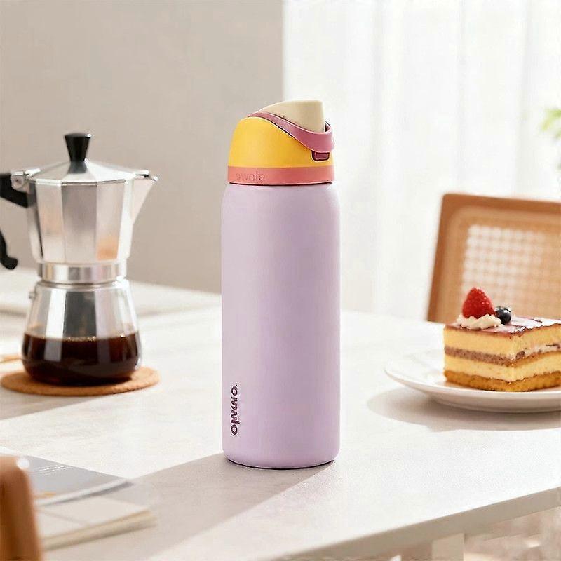 Термобутылка Owala Freesip 24OZ/32OZ из нержавеющей стали с крышкой-защелкой Подарок B