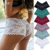 Women Lace Boyshort Sexy Floral Panties S-XL Girls Low-Rise Underwear Ladies Comfortable Underpants Female Lingerie 2022