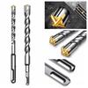Zinc Zinc Alloy Cross Tips Silver Hammer Accessories Durable Hammer Drill Bits  Concrete