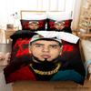 2023 Anuel Aa Real Hasta La Комплект постельного белья Односпальный Полуторный Полный Евро Евро-макси Размер Комплект постельного белья Взрослый Детская спальня Комплект пододеяльника Parure De Lit