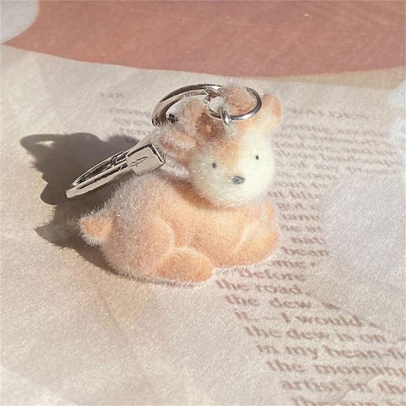 Fashionable Playful Alpacas Keychain Craft from Sturdy Resin Materials Portable for Personalize Accessories Fan